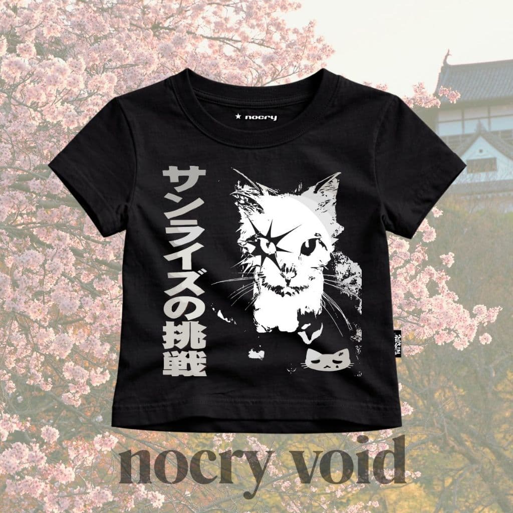 Baby Tee Y2K Tokyo Star Neko | Archive NOCRY VOID