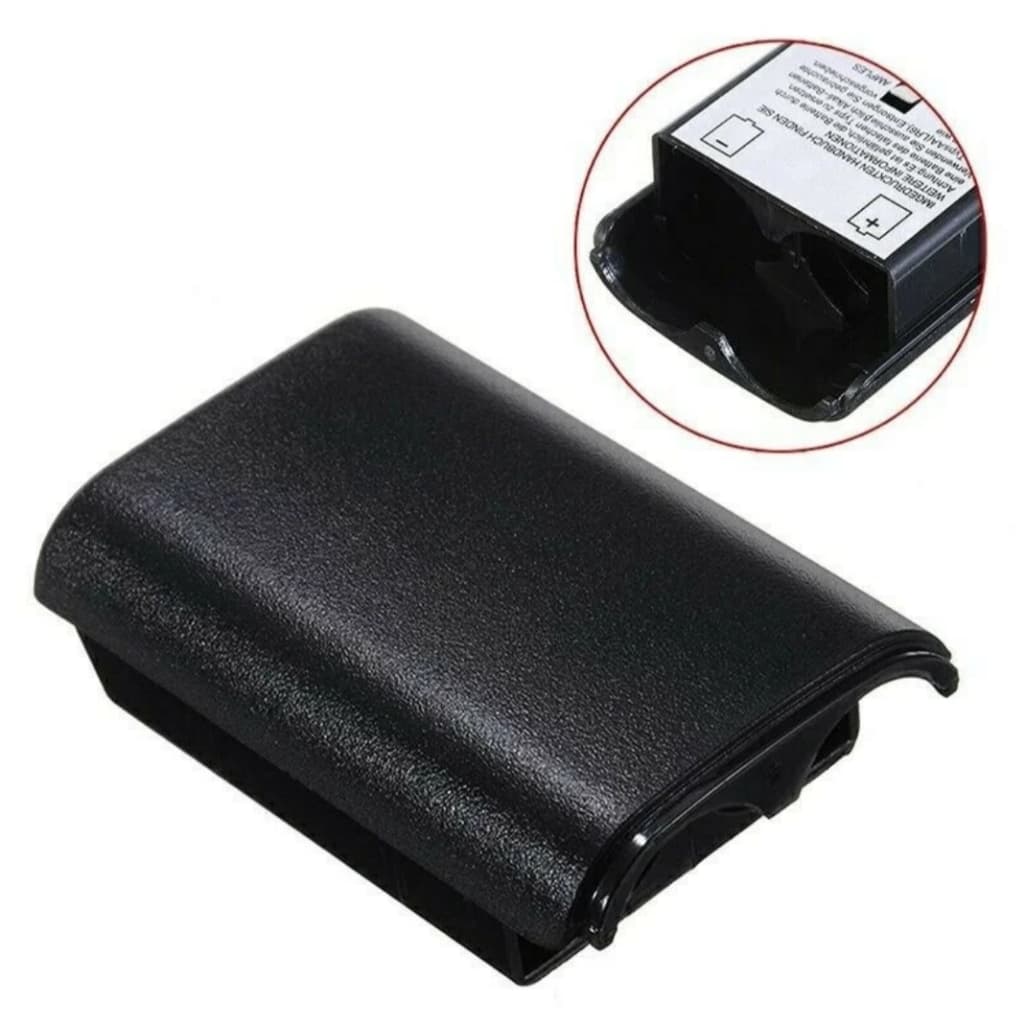 Capa / Tampa Compartimento Bateria Pilhas AA compativel com Controle Xbox 360 Wireless Sem Fio Substituição