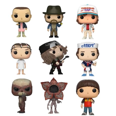 Bonecos  Action Figure Colecionáveis Stranger Things  - Com Caixa Personalizada