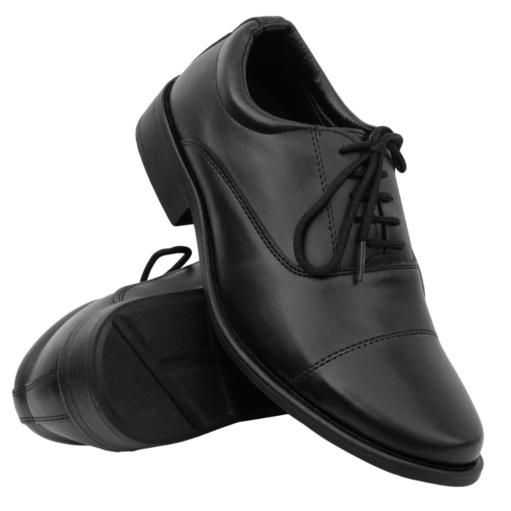 Sapato Social Masculino SLZ Militar 37/44 Franca SP Uniforme Trabalho Planta Larga Conforto Resistente