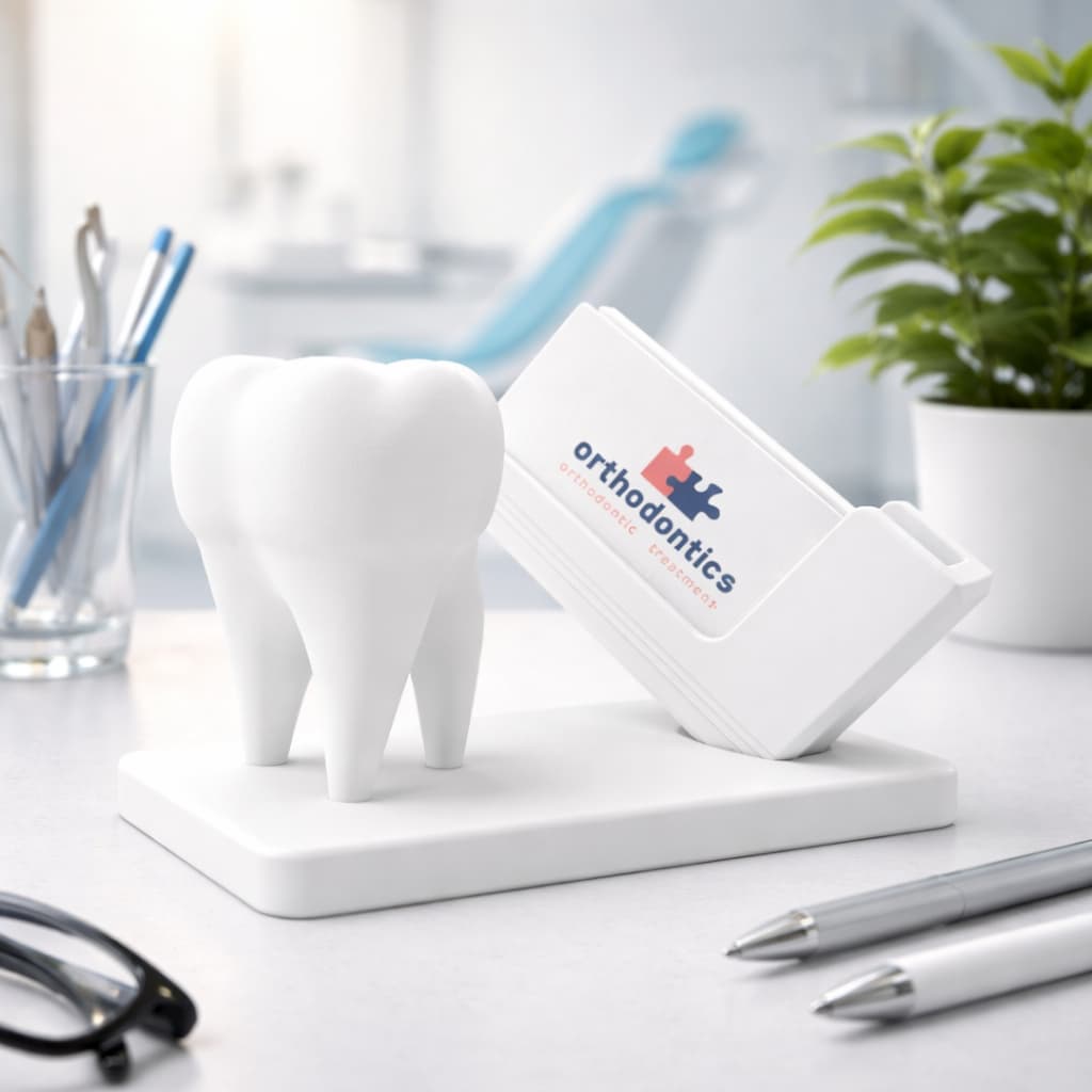 Porta Cartão De Visita Dentista Consultorio Decoração Odonto