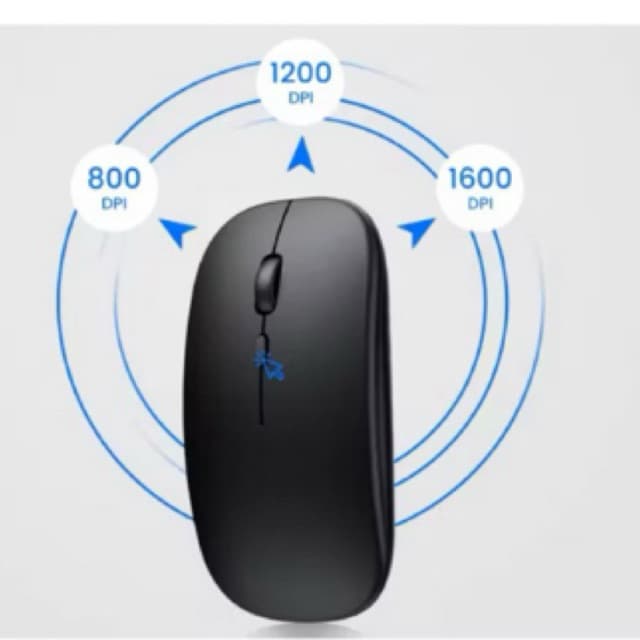 mouse sem fio Bluetooth wireless bateria recarregave!