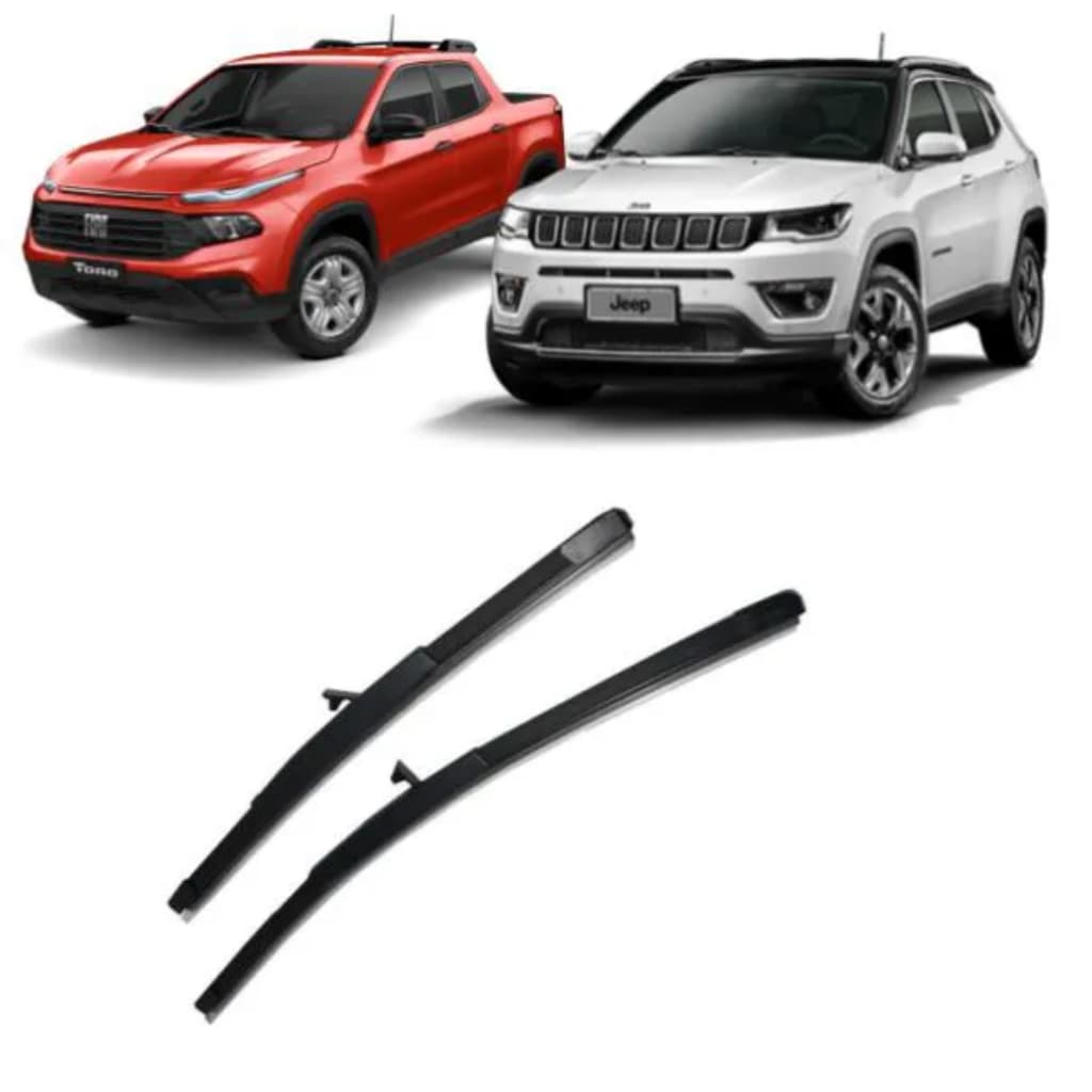 Par Palhetas Limpador De Para-brisa Toro Compass