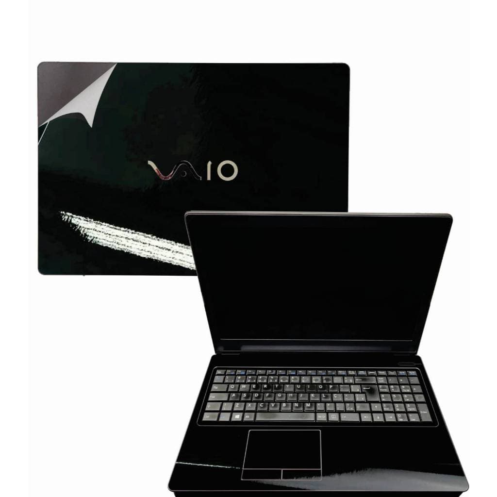 Kit adesivo skin notebook Vaio Fit 15s VJ155F11X VJ154F11X varias cores recorte tecla a tecla