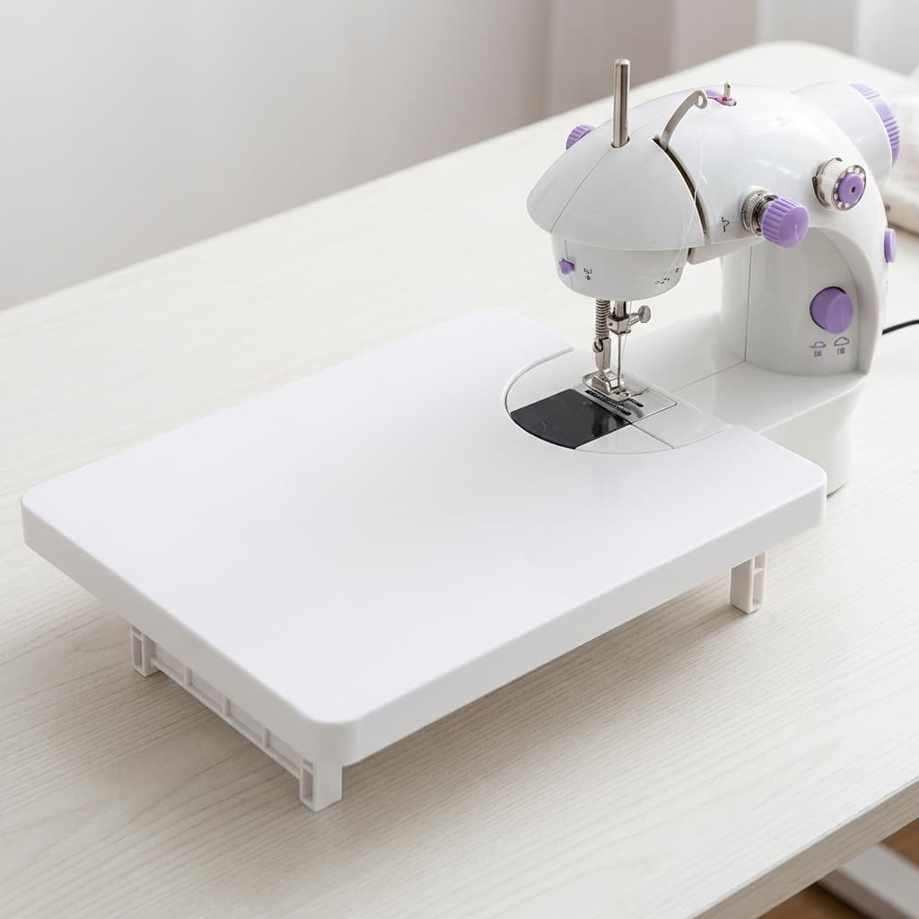 Mesa Extensora Para Mini Máquina de Costura Portátil Base Estável Encaixe Fácil Acessório Compatível Tradicional