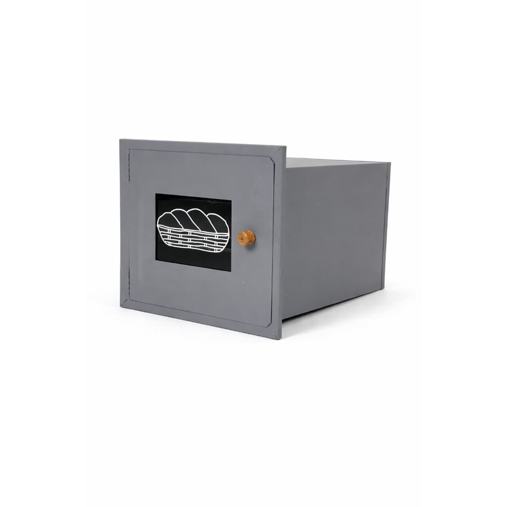 Forno Embutir P/Fogão a Lenha Chapa De Aço Carbono N°3  C/Frente De Vidro