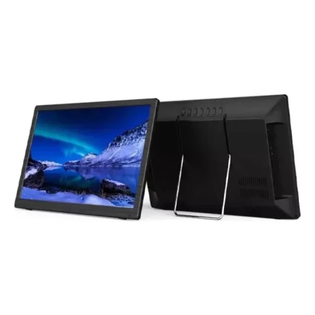 Monitor LED 14.1 Polegadas HD HDMI USB para PC Notebook Vídeo Portátil