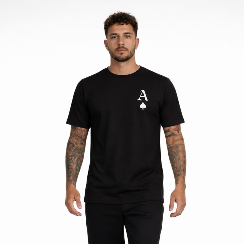 Camiseta T-Shirt Masculina ÁS – Algodão Penteado Premium
