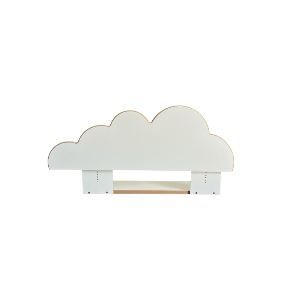 Grade de Proteção para cama infantil 100% mdf Formato nuvem branco