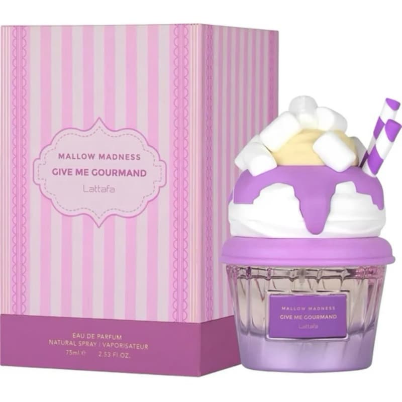 Perfume Lattafa Give Me Gourmand Mallow Madness Eau de Parfum Feminino 75ML