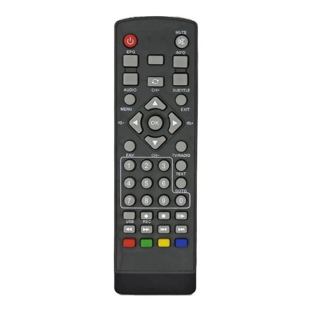 kit com 2 Controle Remoto Conversor Digital Vmade Isdbt