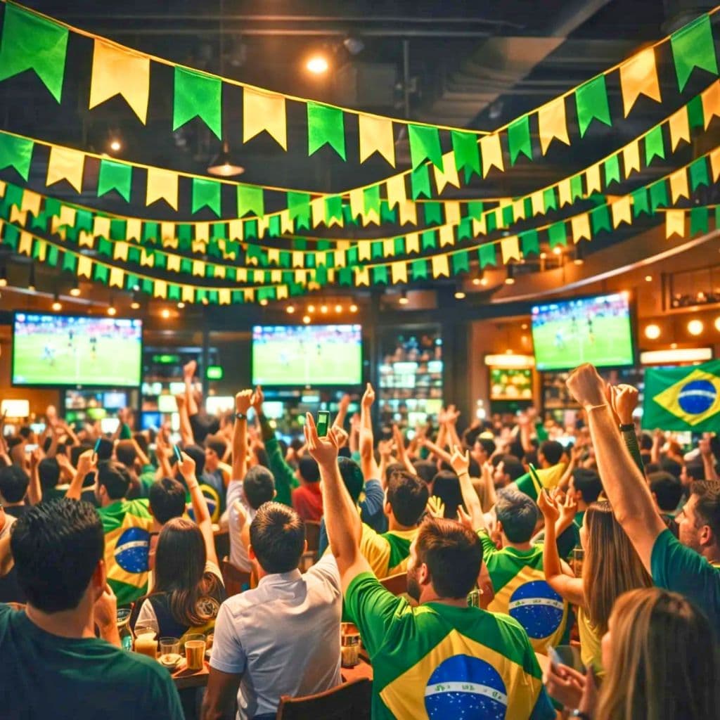 100m Bandeirinha Copa Mundo Verde E Amarela Brasil Decoração Festas Futebol