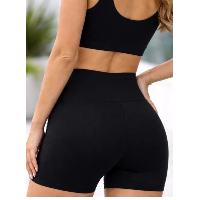 Kit Com 2 Short Suplex Curto Academia Moda Fitness compressão de barriga shortinho