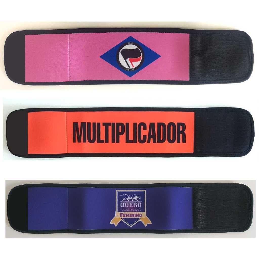Faixa de Capitão Personalizada Neoprene Braçadeira