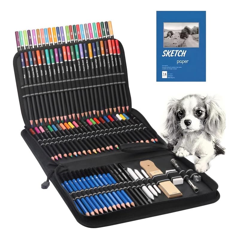 Estojo Lápis Pintura Desenho Canetas Touch