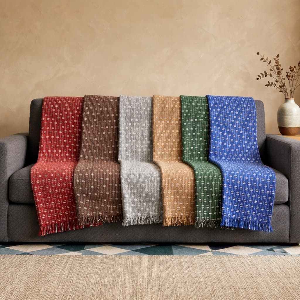 Manta Tijolinho Luxuosa Grande 2,40x1,80m Protetora Para Sofá