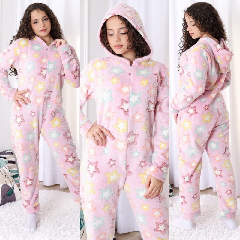 Pijama infantil juvenil peludinho macio  ultra soft  inverno  1 até 16