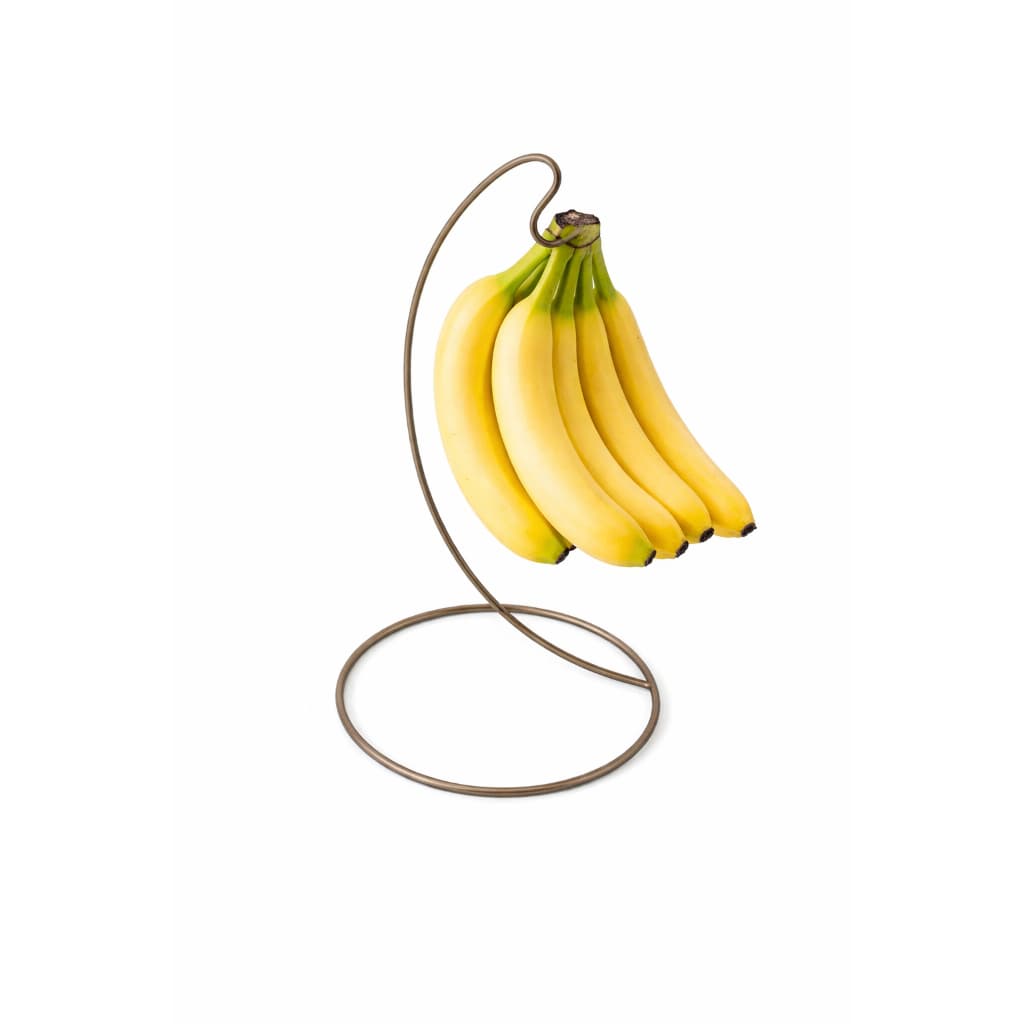 Suporte de Banana Dourado em Metal Porta Banana / Banana Holder Moderno para Cozinha