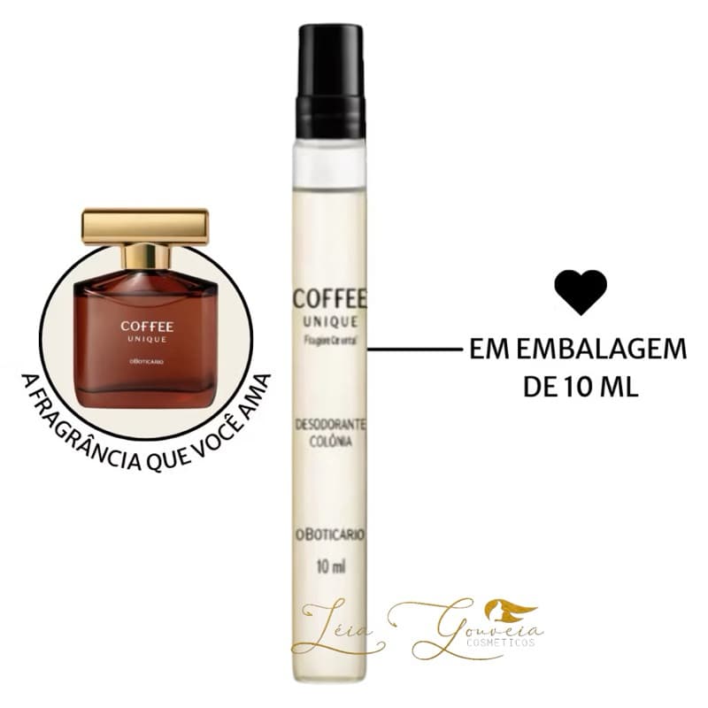 Coffe Man Unique Desodorante Colônia 10ml