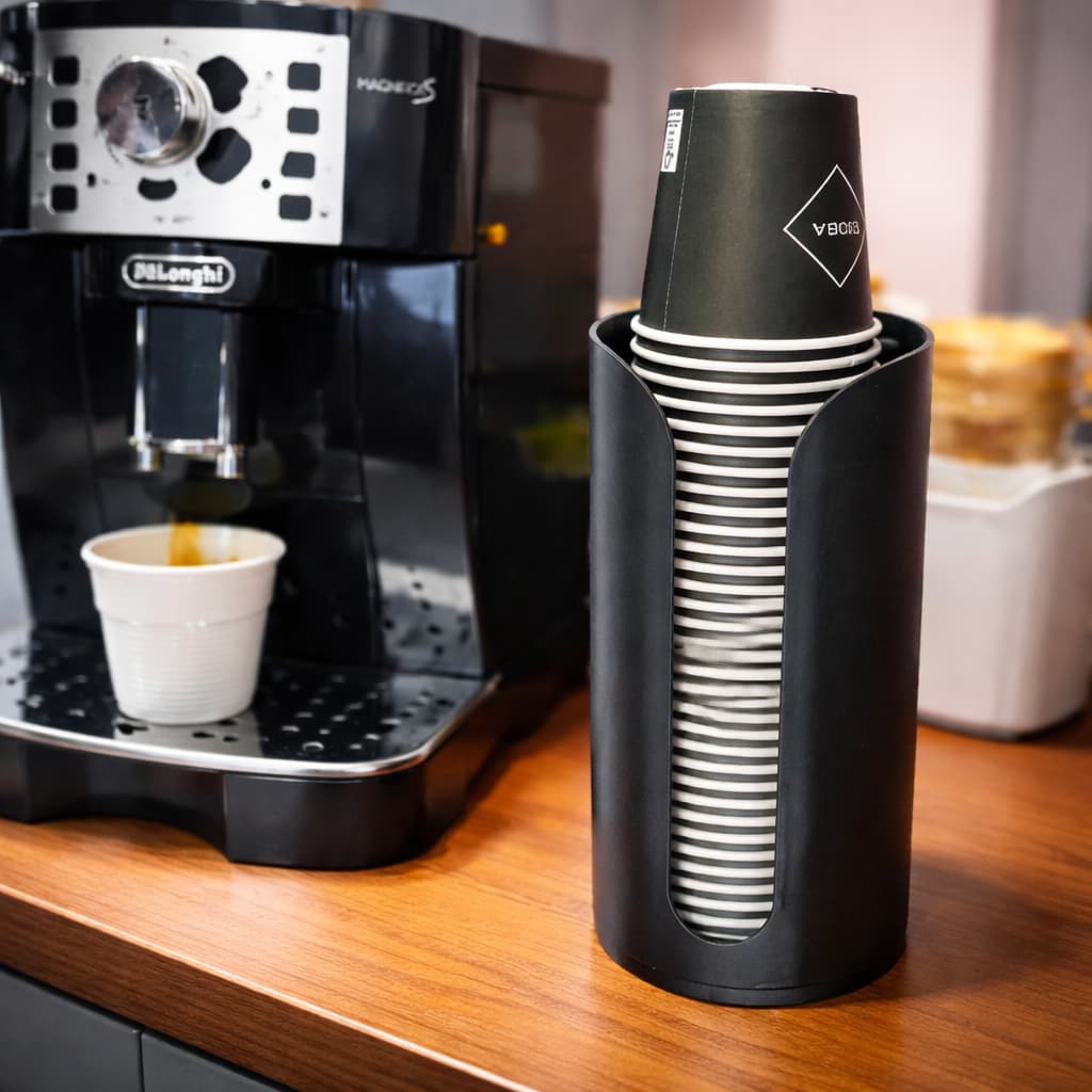 Suporte para Copos Descartáveis de  Café Organizador Compacto  para Cantinho do  Café porta copinhos
