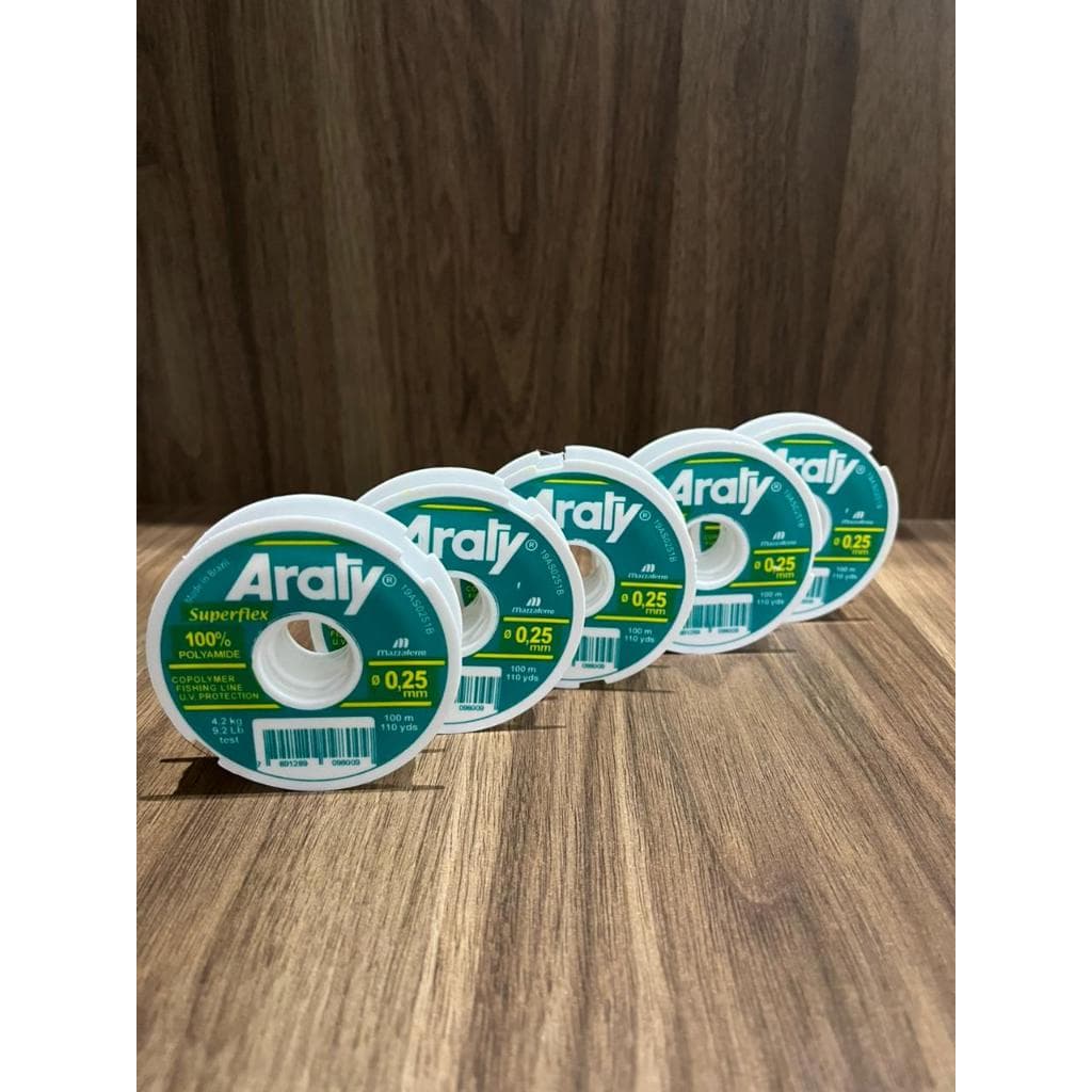 Kit 5 Linhas Pesca Monofilamento 100m Alta Resistência Melhor Custo Benefício