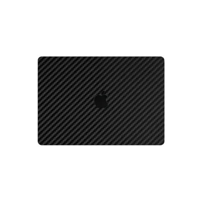 Skin Premium fibra de carbono preto para macbook air 15 M3/M4/5