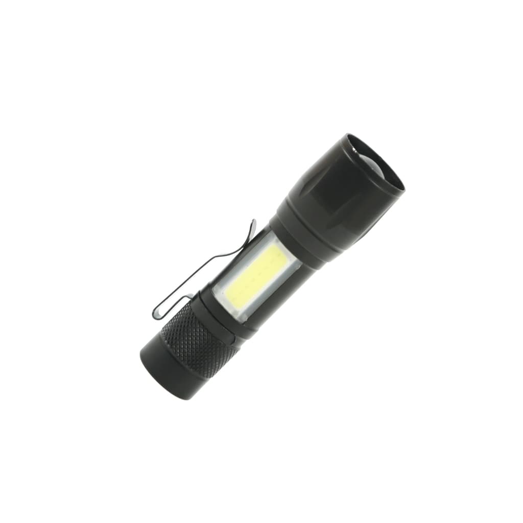 Lanterna LED Portátil Com Luz Lateral e Clip Multiuso