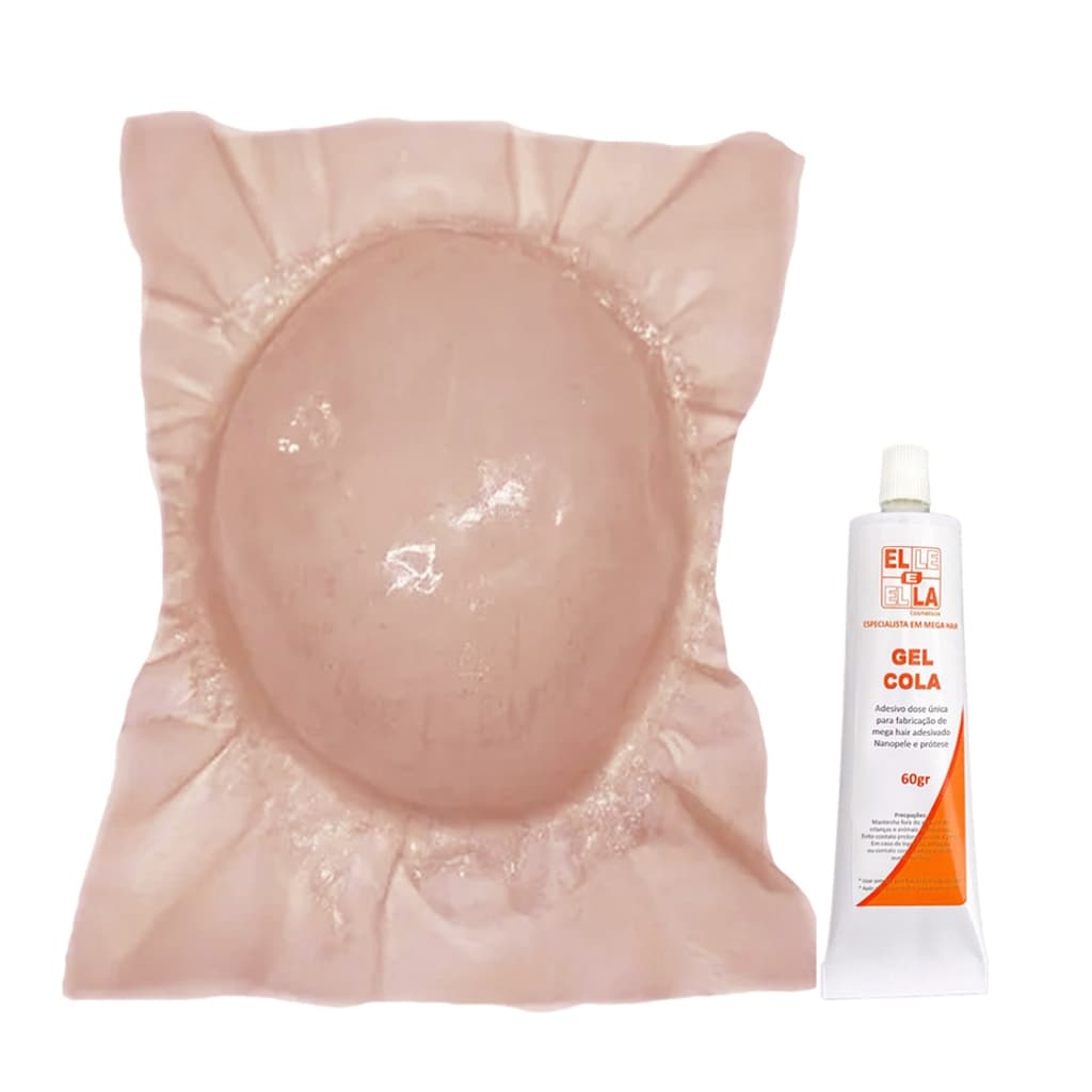 Pele Para Fabricação De Prótese Capilar + Gel cola 60g