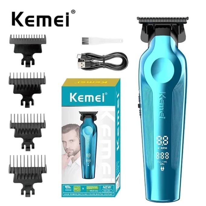 Máquina de acabamento, Portátil Recarregável Kemei KM-264 Profissional Sem fio