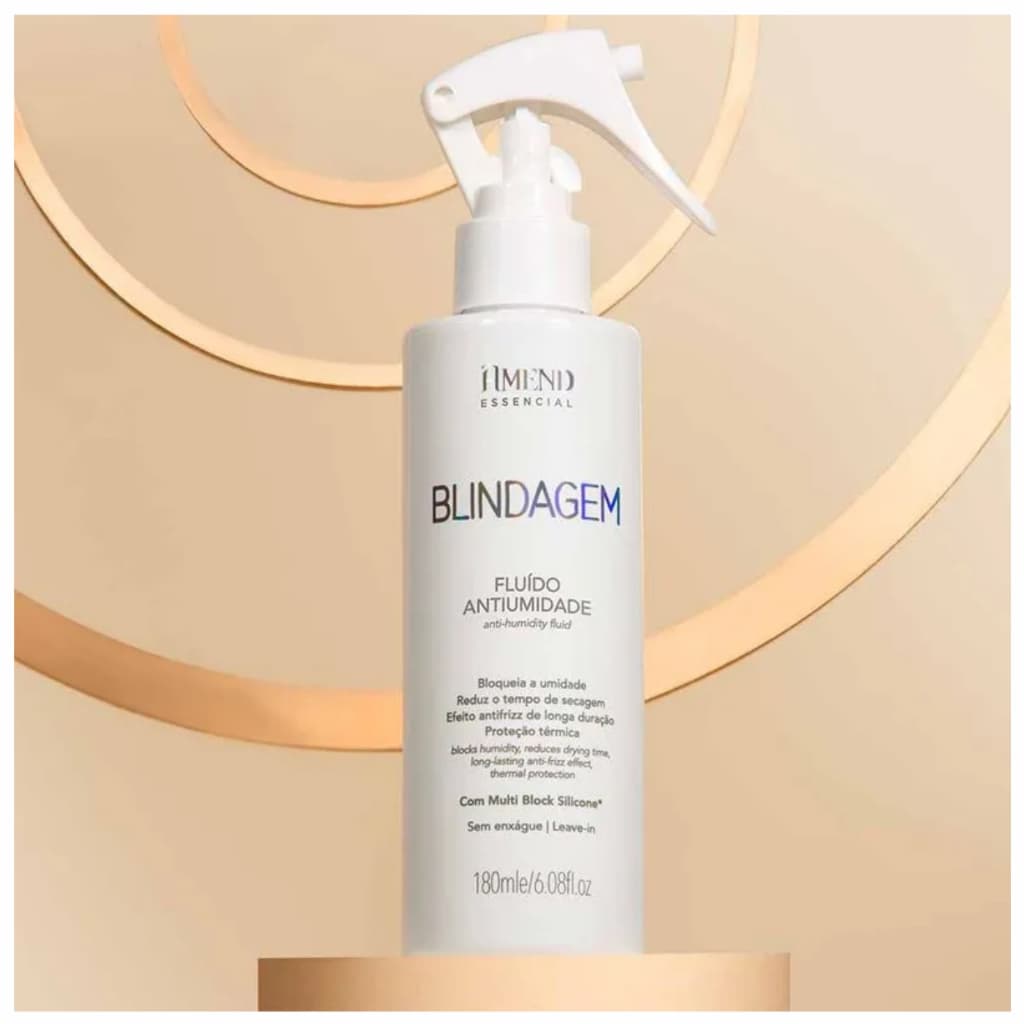 Fluído Antiumidade Amend Cosmetics 180ml Blindagem Essencial Bloqueio A Umidade