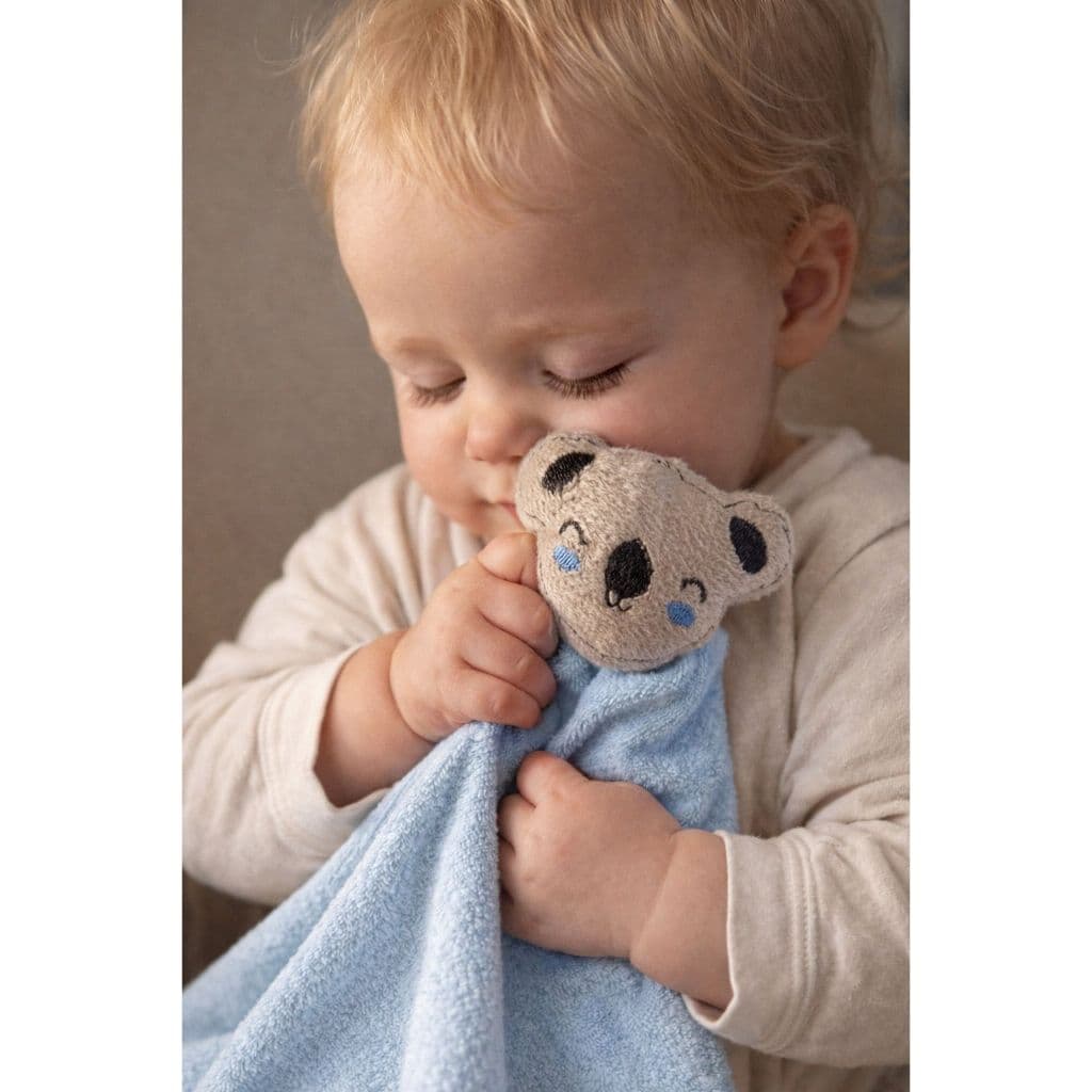 Kit Com 2 Naninha Sortido de Pelucia Bordado Infantil para Bebes Recém Nascido Maternidade e Enxovais