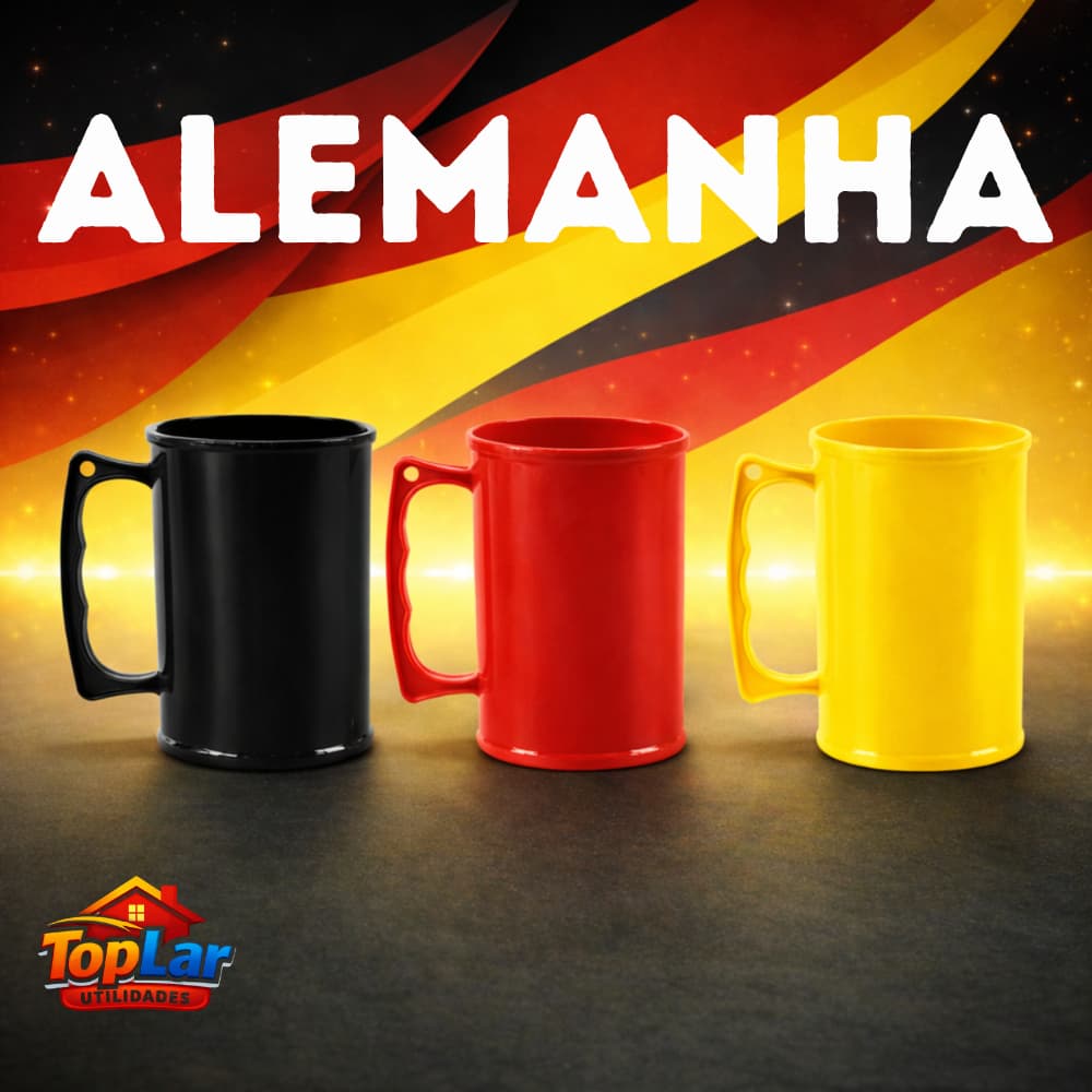 Kit 30 Caneca de Chopp COPA DO MUNDO Alemanha acrílica