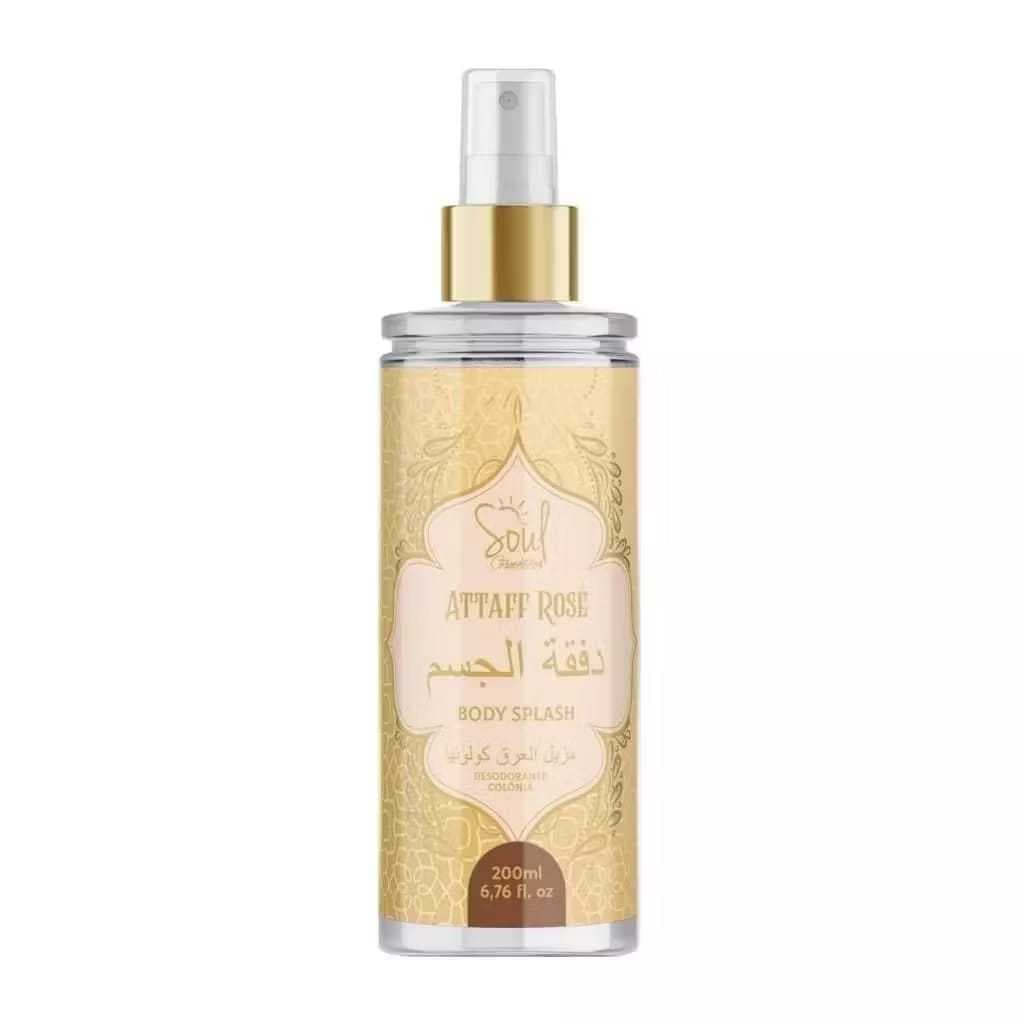 Body Splash Árabe Feminino Soul Cosméticos 200ml Desodorante Colônia Perfume