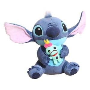 Pelúcia Stitch Com Boneca Xepa Scrump - 35cm Linda pelúcia antialérgica
