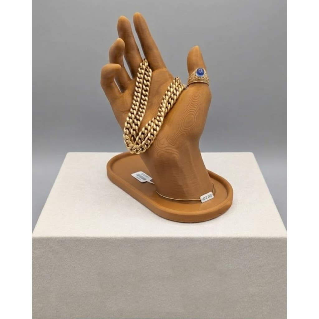 Expositor Joias Anéis Bijouterias Personalizado Mão Vitrine Mostruário Criativo