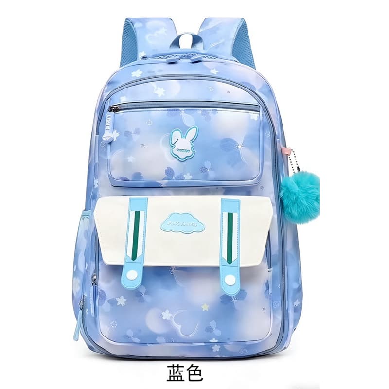 Mochila Escolar Feminina Infantil Juvenil Bolsa Grande Passeio Viajem Menina Grande Capacidade Abertura180º