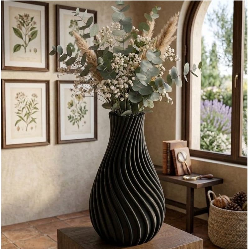 Vaso Decorativo 3D Minimalista Enfeite Para Mesa Escritório