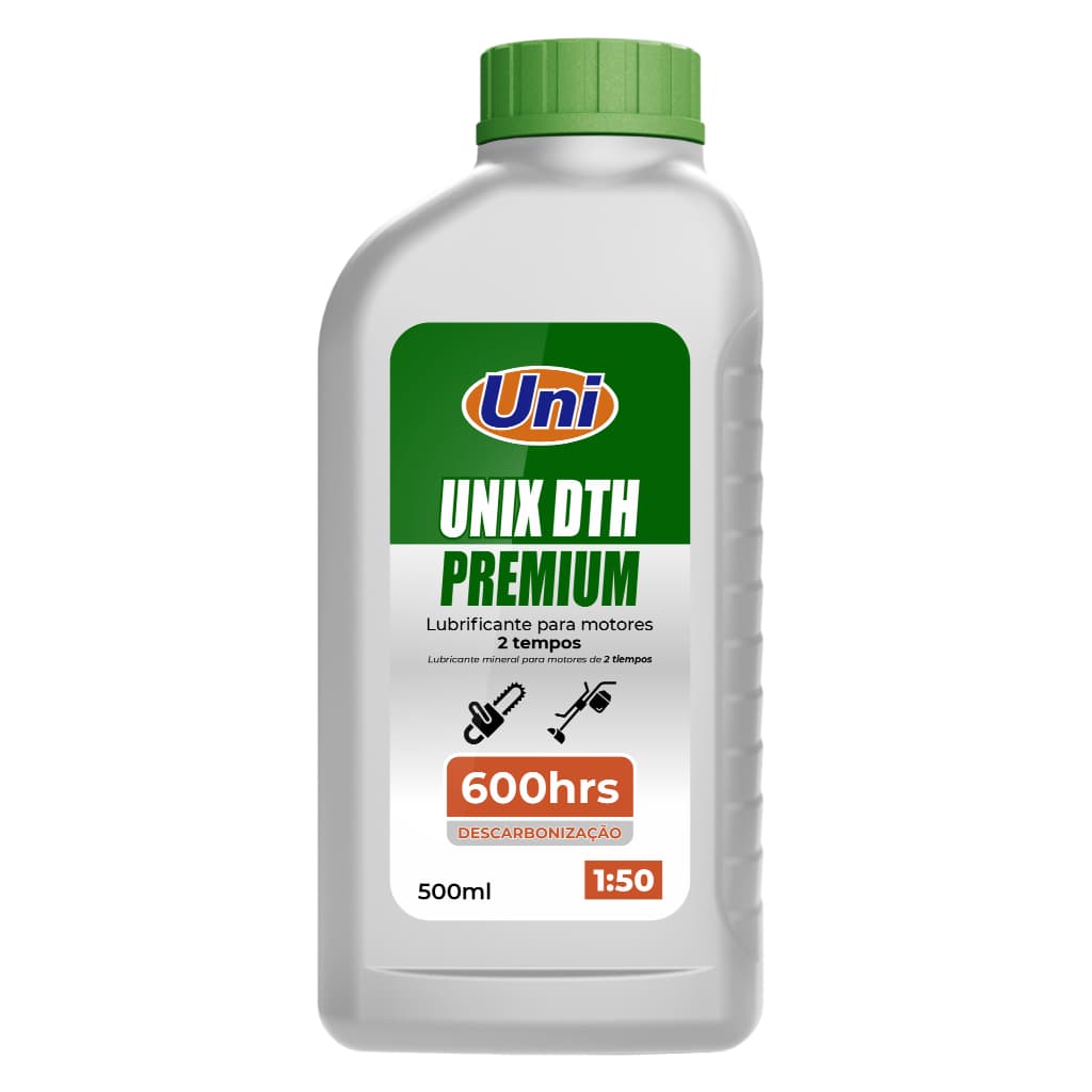 Óleo Para Motores 2T Roçadeira Motosserra Stihl Husqvarna Unix DTH Premium 500ml