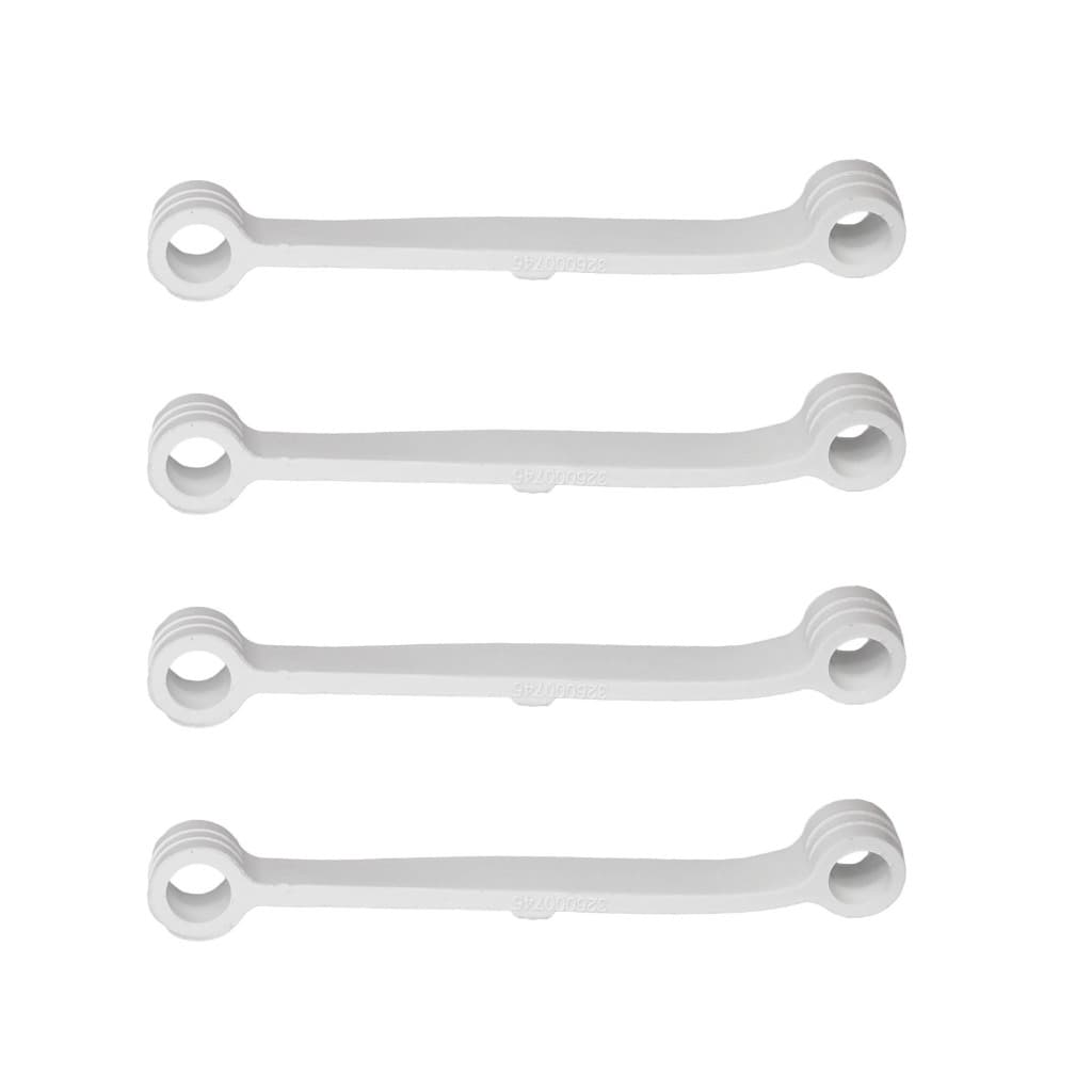Kit 4 Tirantes Branco Original 326000516 Lavadora – Peça Original Alta Resistência Fixação