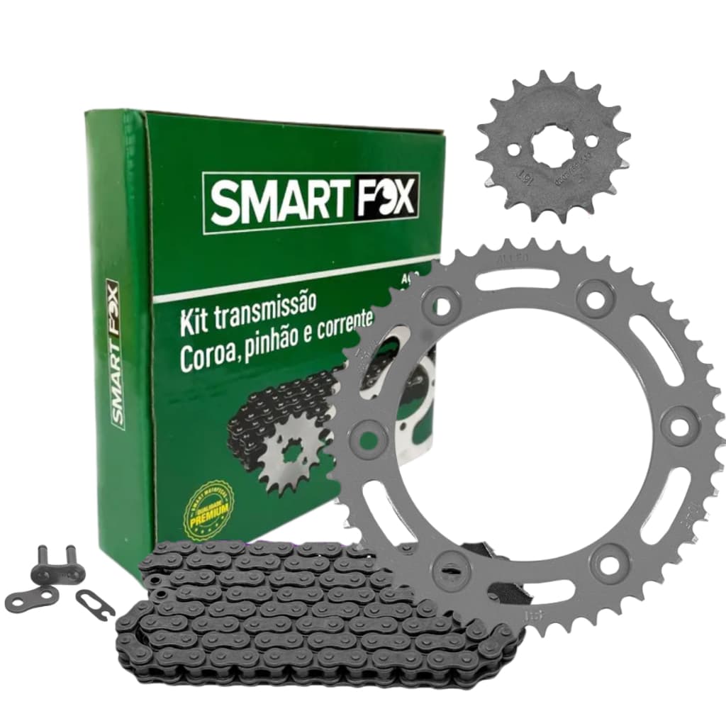Kit Relaçao Bros 160 Xre 190 2016 2018 2022 2025 2026 Smartfox Resistente