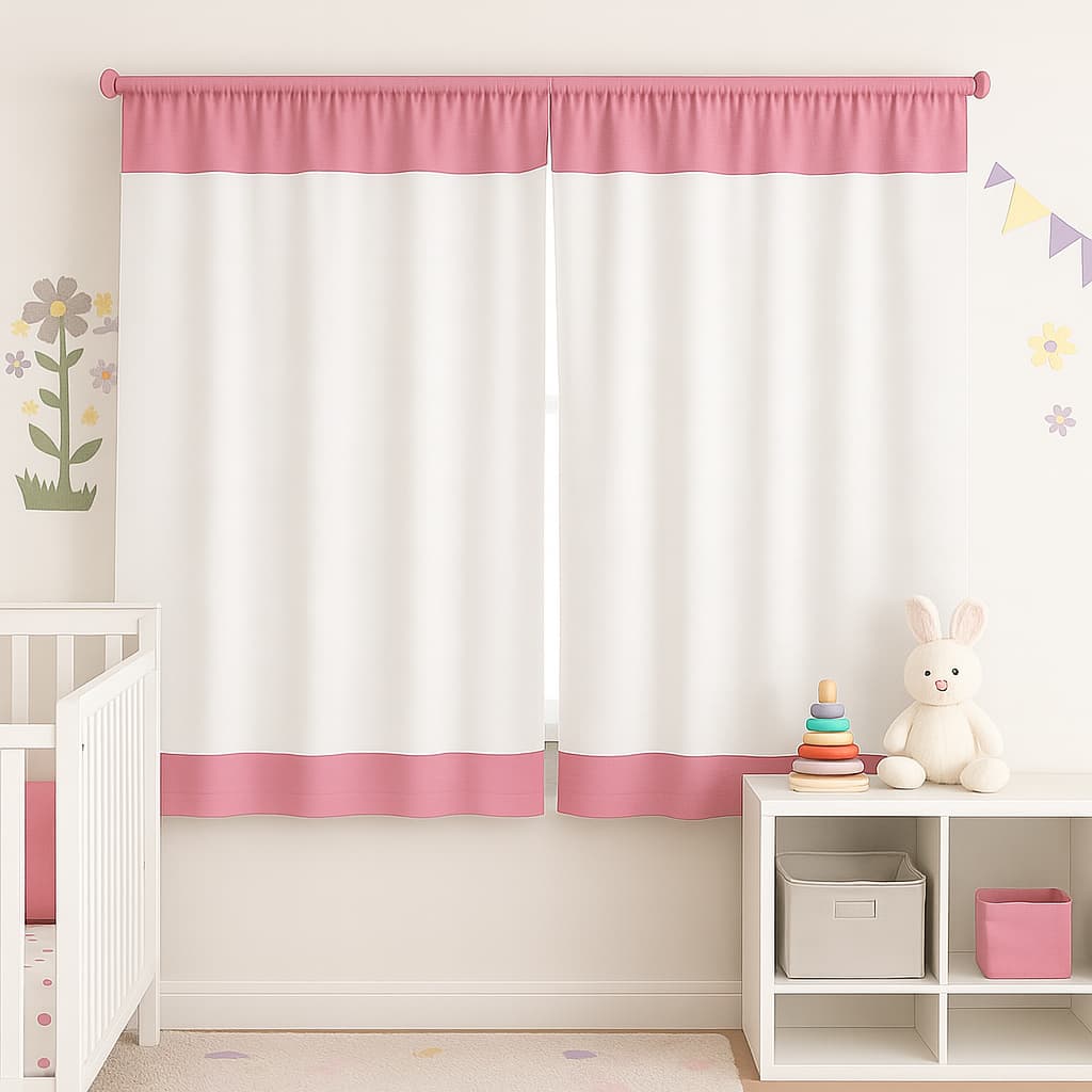 CORTINA QUARTO BEBÊ/INFANTIL MENINO MENINA