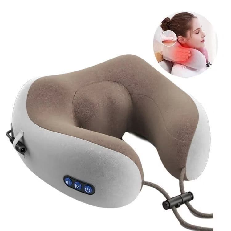 Massageadora De Pescoço Almofada De Pescoço Vibratória Elétrica USB Alívio de Dor e Tensão Relaxamento SPA Autocuidado