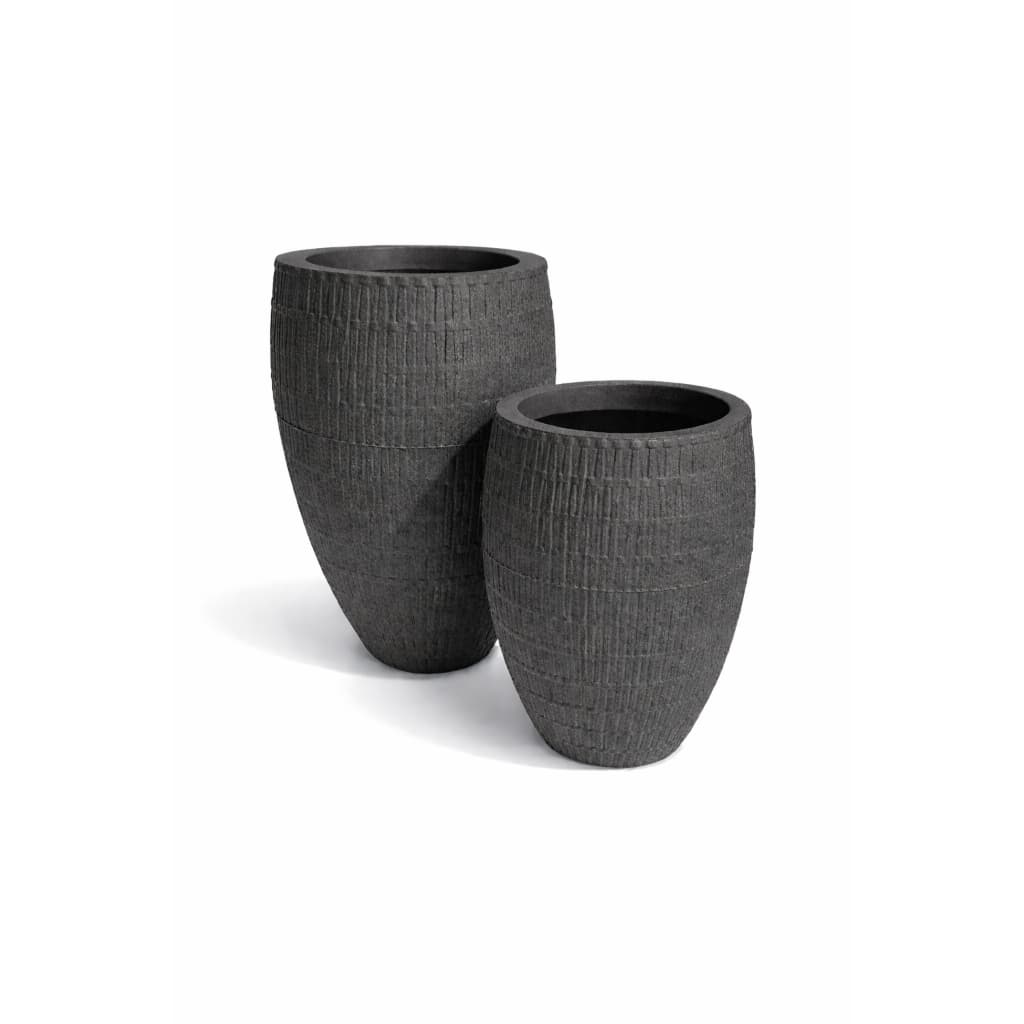 Kit Vaso de Planta Decorativo Reciclável em Polietileno- Coluna Indiana - 126 e 127