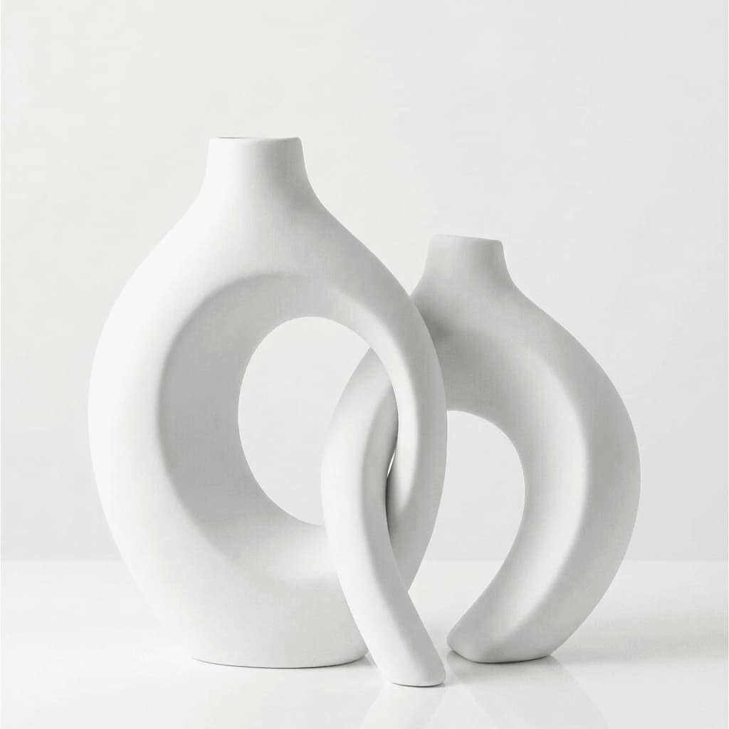 Vasos Decorativos Mônaco - Design Moderno e Elegante, Acabamento Sofisticado