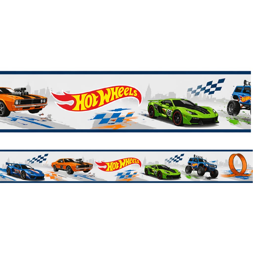 Faixa Hot Wheels Decoracao Quarto Infantil Carros 3 Metros Envio Imediato