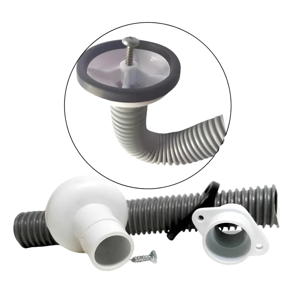 Kit Ralo Sifão 200mm Completo para Bebedouro Universal com Dreno e Conexões