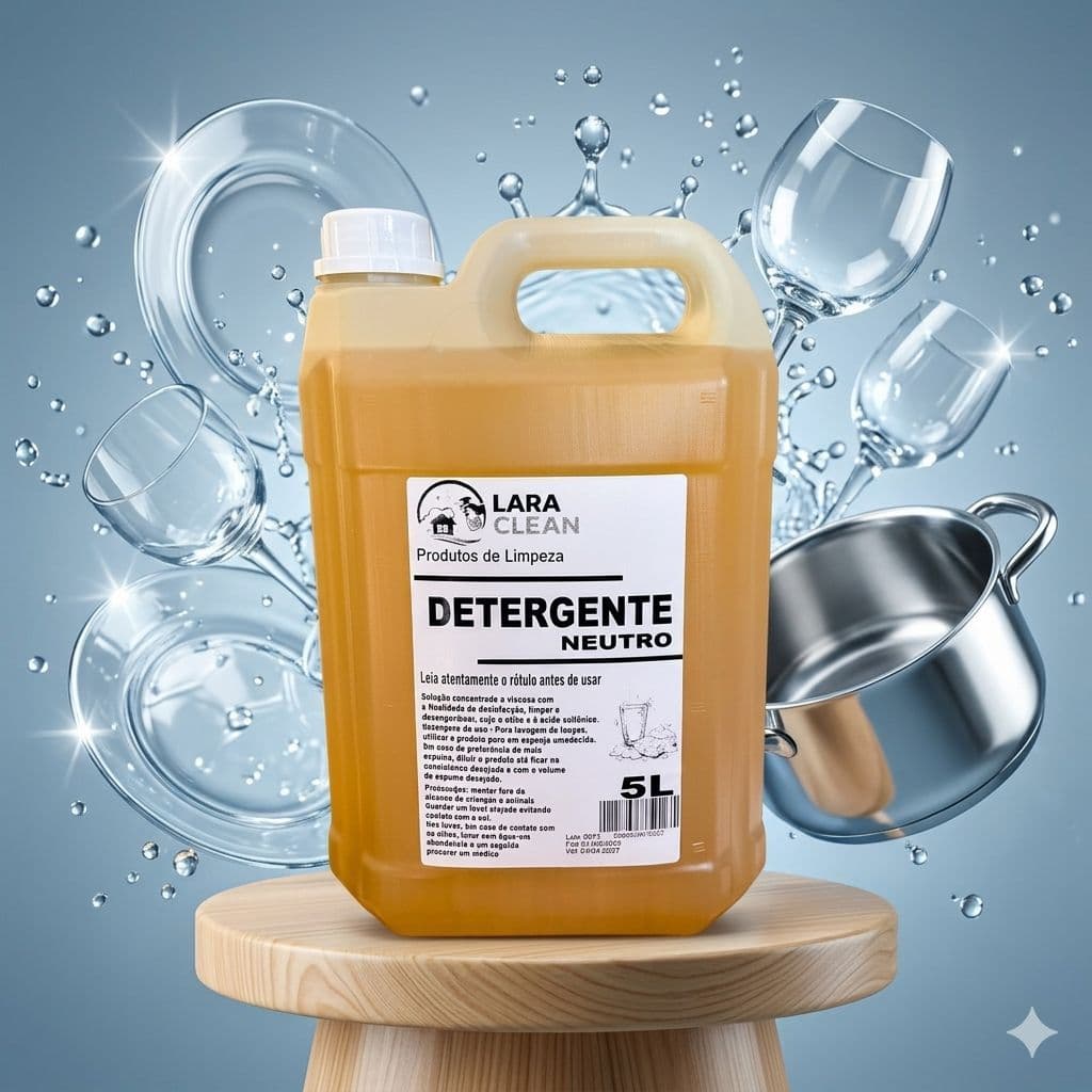 Detergente Neutro Concentrado 5L - Lara Clean