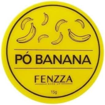 PÓ BANANA FIXADOR TRASLUCIDO FINALIZADOR MAQUIAGEM FENZZA FACIAL ULTRA FINO