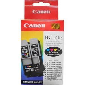 Cartucho Canon Original BC-21e Color + Black