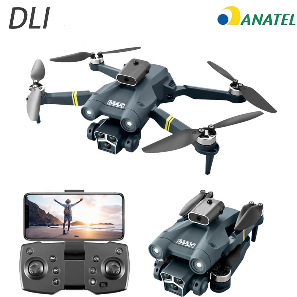 DLI Drone 4K Profissional HD Fotografia Aérea Evitando Obstáculos Quatro Rotator RC Motor Sem Escovas